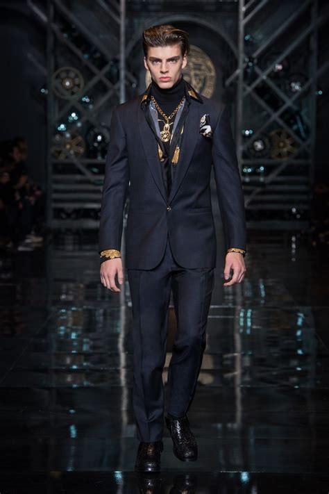 mens versace formal|Versace suits for men.